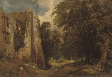サミュエル・ボー Painting - ノースヨークシャーのヘルムズリー城サミュエル・ボーの風景